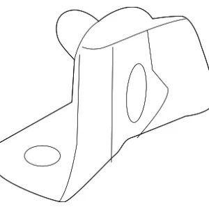 Lift Cylinder Bracket - Mazda (DFR5-62-89XB)
