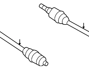 Axle Assembly - Mazda (GG26-25-500R-0C)