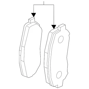 Brake Pads - Mazda (K1YT-33-28Z)
