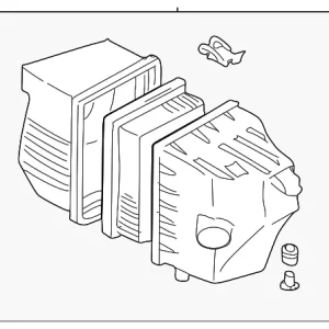 Air Cleaner Assembly - Mazda (ZZC9-13-030)