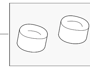 Reservoir Tank Grommet - Mazda (GP7A-43-455)