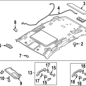 Sun Visor(L) - Mazda (DN4E-69-320A-02)