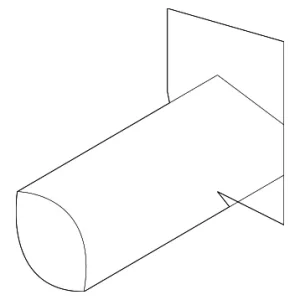 Belt Molding End Cap - Mazda (GJ6A-50-675A)