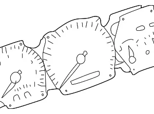 Instrument Cluster Assembly - Mazda (GG2A-55-476)