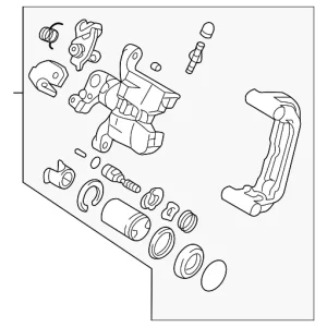 Caliper Assembly - Mazda (GNZB-26-98Z)