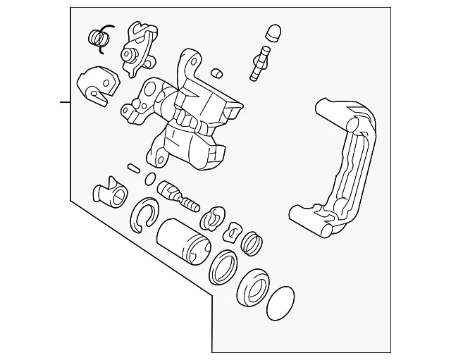 Caliper Assembly - Mazda (GNZB-26-98Z)