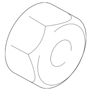 Side Air Bag Nut - Mazda (9994-60-600)