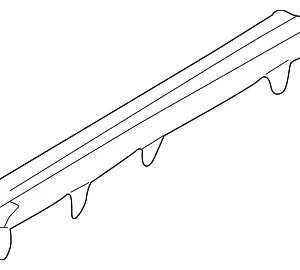 Rail Assembly Stay - Mazda (B25H-51-T24A)