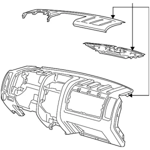 Instrument Panel - Mazda (ZZCA-60-410-03)