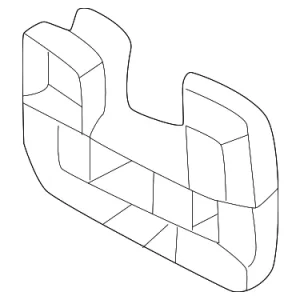 Rear Bracket - Mazda (KMV6-53-89X)
