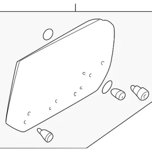 Movable Glass - Mazda (NC10-58-510D)