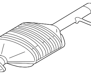 Catalytic Converter - Mazda (AJ03-20-600G)