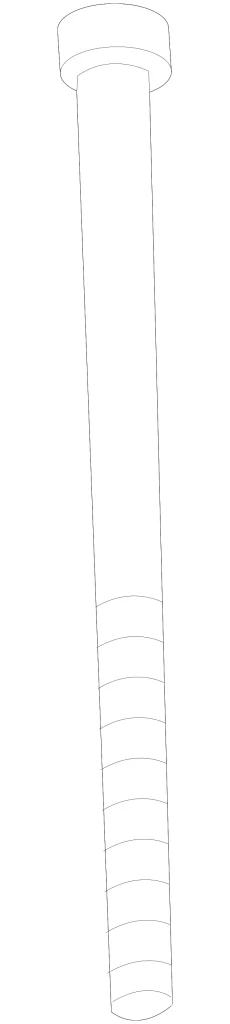 Inner Rail Rear Bolt - Mazda (L206-53-319B)