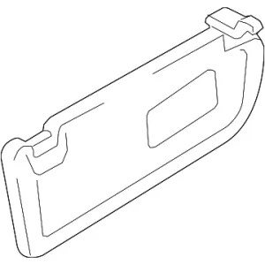Sun-Visor - Mazda (CC43-69-270D-75)