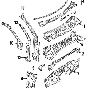 Lower Reinforced - Mazda (HG30-70-03ZG)