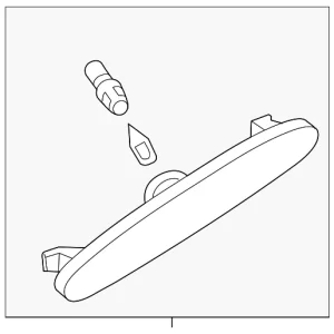 Side Marker Lamp - Mazda (GP9A-51-5F0)