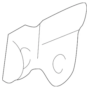 Belt Weather-Strip Protector - Mazda (T001-50-644B)