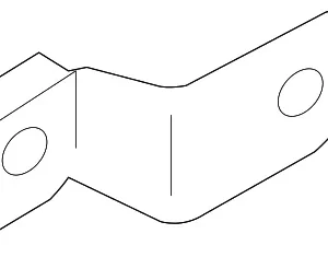 Front Bracket - Mazda (LFG1-18-370A)