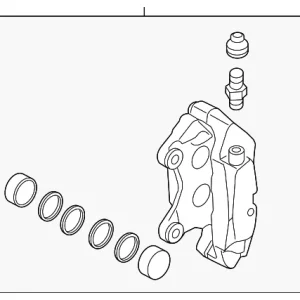 Caliper Assembly - Mazda (NAYF-33-98Z)