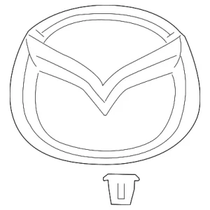 Emblem - Mazda (BBY4-51-730)