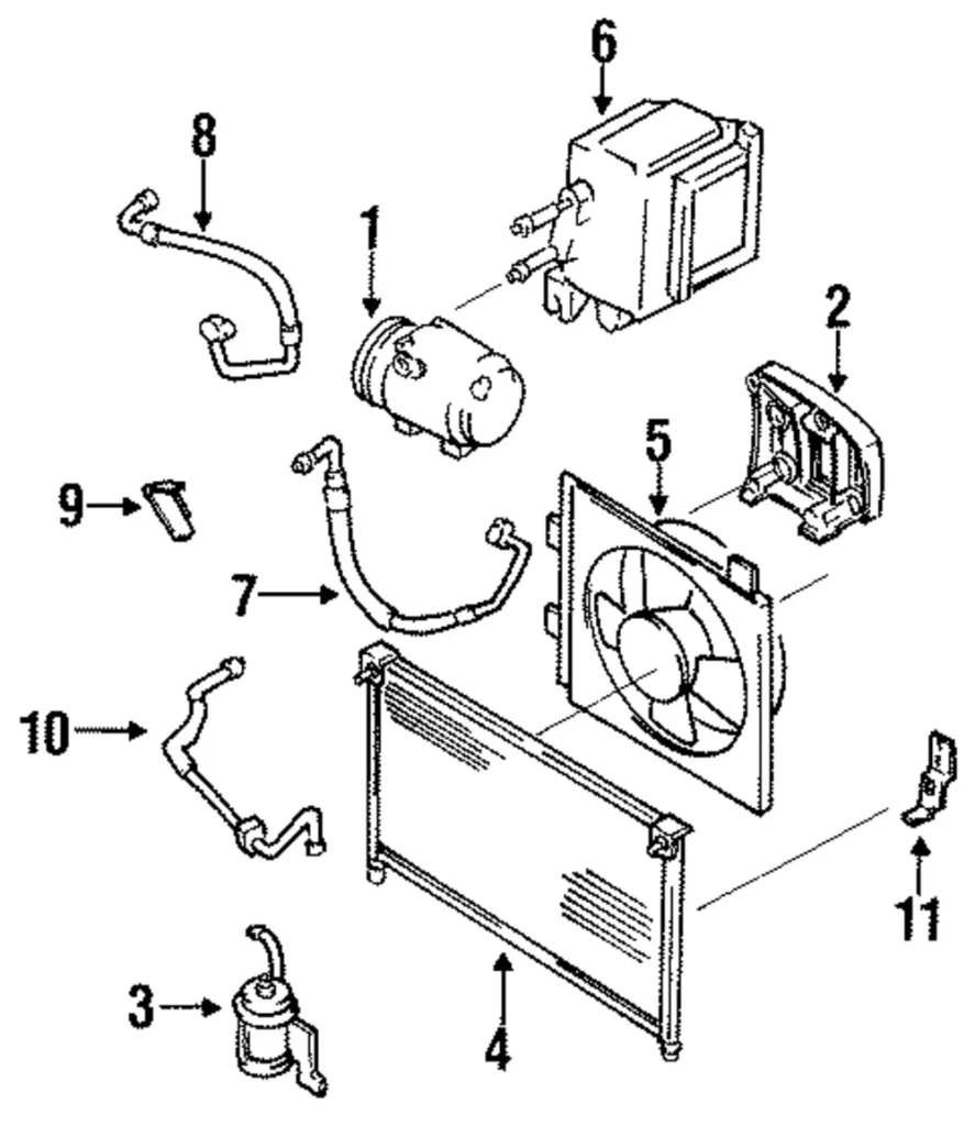 Dehydrator - Mazda (GB6H-61-500)