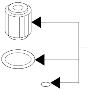 Engine Oil Filter Element - Mazda (L321-14-302A-9U)