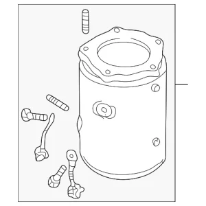 Catalytic Converter - Mazda (ZM02-20-500A)