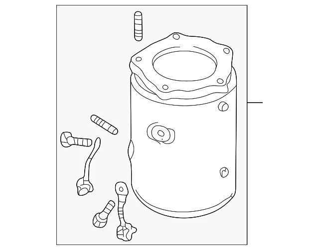 Catalytic Converter - Mazda (ZM02-20-500A)