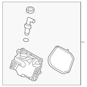 Vapor Canister Purge Valve Assembly - Mazda (PW08-13-570)