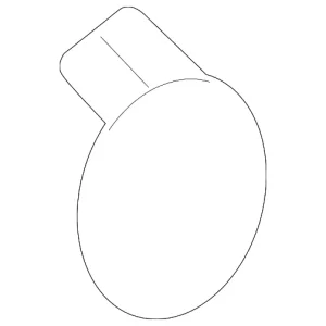 Bumper Cover Hole Cover - Mazda (DGH9-50-5A1-BB)