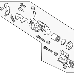 Caliper Assembly - Mazda (GHY9-26-98ZD)