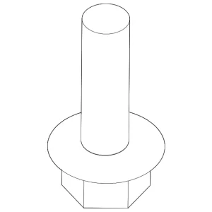 Radiator Support Screw - Mazda (9CF6-00-520T)