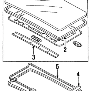 Weatherstrip - Mazda (F114-69-825)