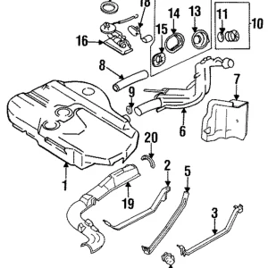 Upper Cover Gasket - Mazda (GA2A-42-244)