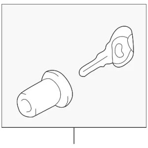 Lock Cylinder - Mazda (BG1N-76-250B)