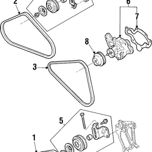 Idler Pulley - Mazda (JE15-15-930A)