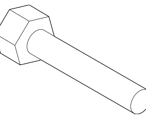 Mount Bolt - Mazda (9YA0-21-21P)