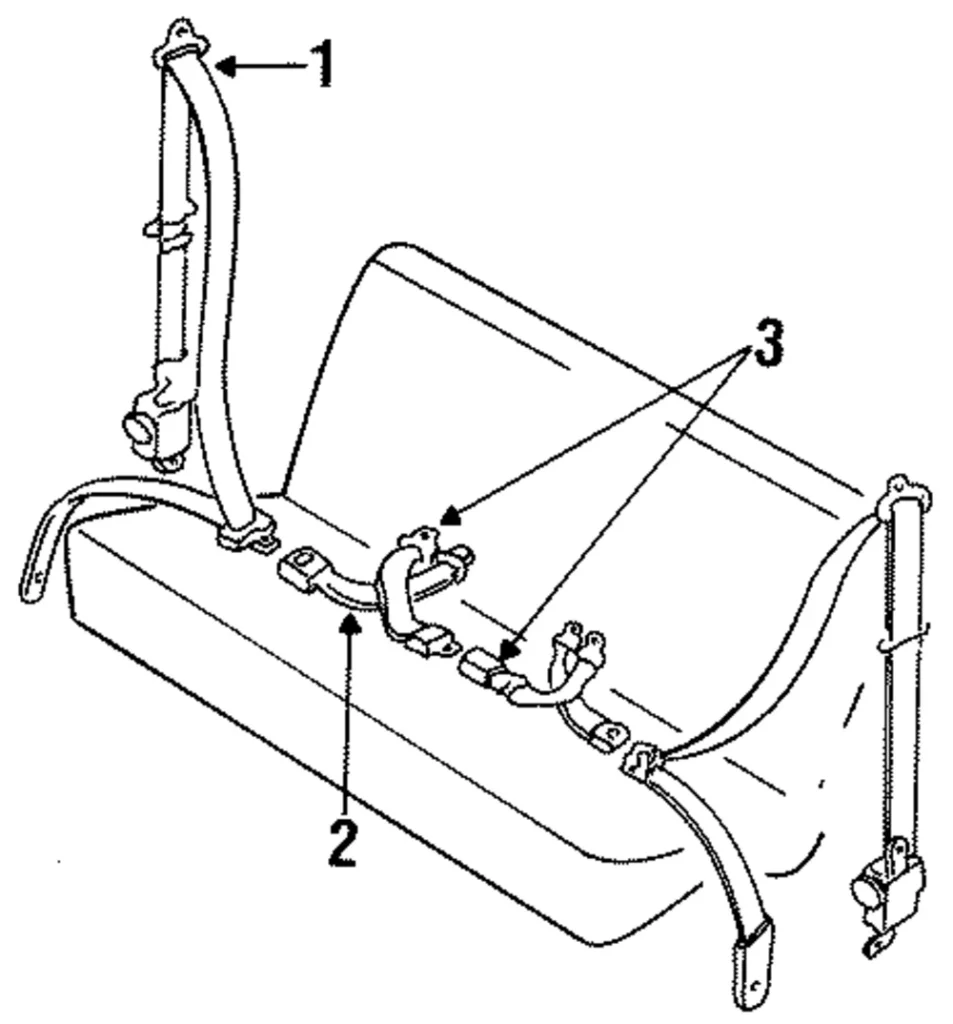 Buckle - Mazda (LB84-57-720-80)