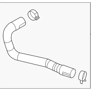 Water Hose - Mazda (PX28-15-72YA)
