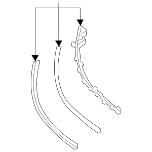 Lower Molding - Mazda (G46L-51-060B)