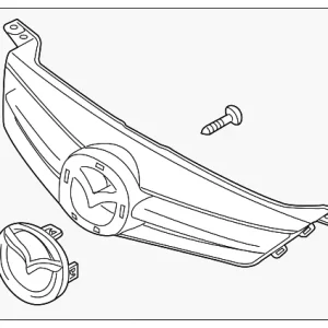 Grille - Mazda (GP9A-50-711A-08)