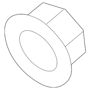 Lower Control Arm Lock Nut - Mazda (9YB0-41-238)