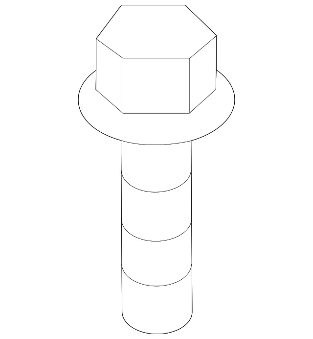 Lower Cross-Member Bolt - Mazda (VA41-53-317)