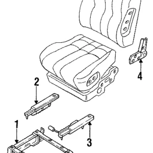 Recline Adjuster - Mazda (LA01-88-083)