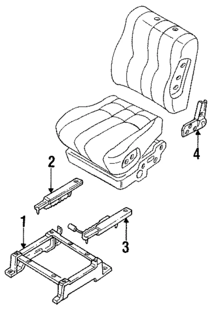 Recline Adjuster - Mazda (LA01-88-083)