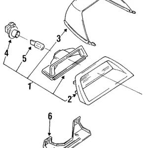 High Mount Lamp - Mazda (GA2K-51-580-29)