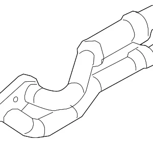 Cooling Pipe - Mazda (BBS1-61-J15A)
