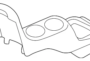 Bezel - Mazda (EC04-64-32YE)