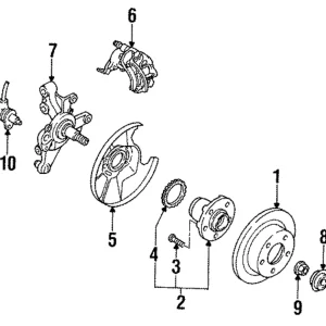 ABS Sensor Wire - Mazda (G06T-43-71Y)