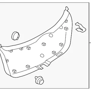 Lower Trim Panel - Mazda (EG21-68-960B-02)